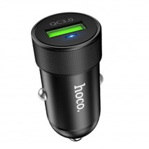 Alimentator Hoco Car Charger Speed Up  - USB-A, QC 3.0, 18W, 3A - Black Z32