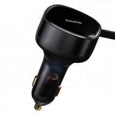 Alimentator Baseus Car Charger Enjoyment  - Fast Charging, 33W, with Cable 2x Type-C, 75cm - Black C00035500111-00 2