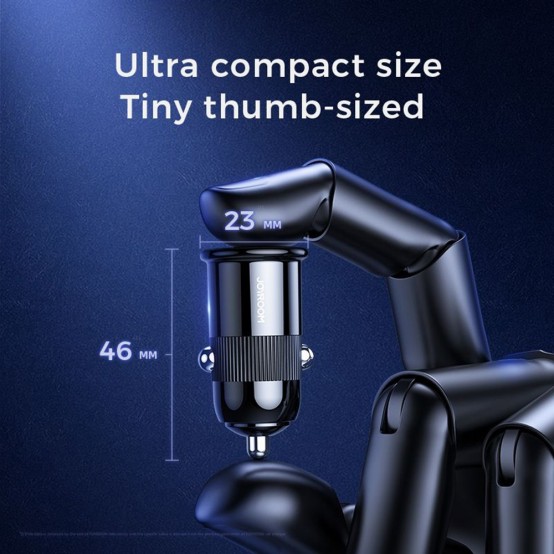 Alimentator JoyRoom Car Charger  - Dual USB, Fast Charging 3.1A, 15W - White C-A06