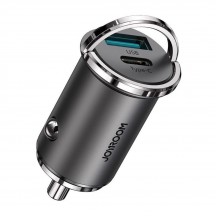 Alimentator JoyRoom Car Charger  - USB, Type-C, Fast Charging, 45W, with Ring-Pull - Gray C-A35