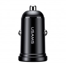 Alimentator USAMS Car Charger C20  - Dual USB, 2.4A  - Black US-CC114