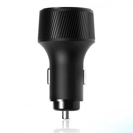 Alimentator Yesido Car Charger  - 2x USB, LED Display, QC 3.0, 18W, 3A - Black Y31