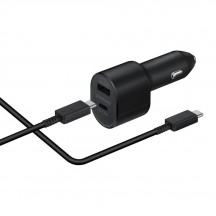 Alimentator Samsung Original Car Charger  - USB Type-C, Fast Charge 60W, Cable Type-C, 5A, 1m - Black (Blister Packing) EP-L530