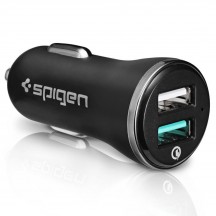 Alimentator  Car Charger  - 2xUSB-A, QC 3.0, 2.4A - Black F27QC