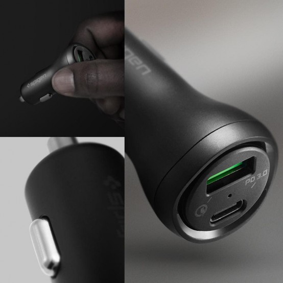 Alimentator  Car Charger SteadiBoost  - USB, Type-C, Universal Compatibility, 27W - Black F31QC