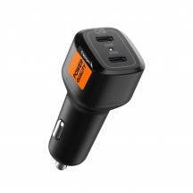 Alimentator  Car Charger Arcstation  - Dual Type-C, Fast Charging 2.0, PD75W - Black PC2200
