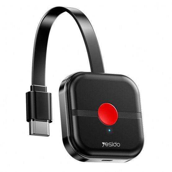Adaptor Yesido Wireless Screen Display Receiver TV10 5G - High-Definition,  HDMI - Black 6971050268983