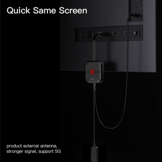 Adaptor Yesido Wireless Screen Display Receiver TV10 5G - High-Definition,  HDMI - Black 6971050268983