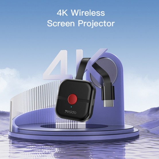 Adaptor Yesido Wireless Screen Display Receiver TV10 5G - High-Definition,  HDMI - Black 6971050268983