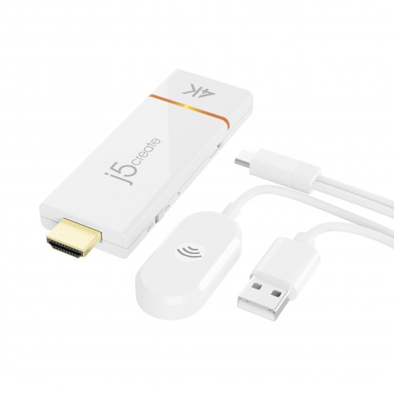 Adaptor j5create ScreenCast 4K Wireless Display Adapter JVAW76-N