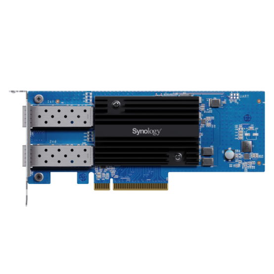 Placa de retea Synology Dual-port 25GbE SFP28 add-in card for Synology systems E25G30-F2
