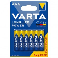 Baterie Varta Longlife Power AAA LR03 Blister 4+2 buc 04903 121 436