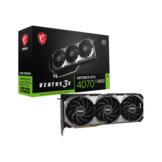 Placa video MSI GeForce RTX 4070 Ti SUPER 16G VENTUS 3X OC V513-614R
