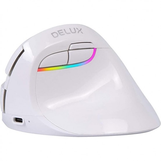 Mouse Delux  M618ZD-WH