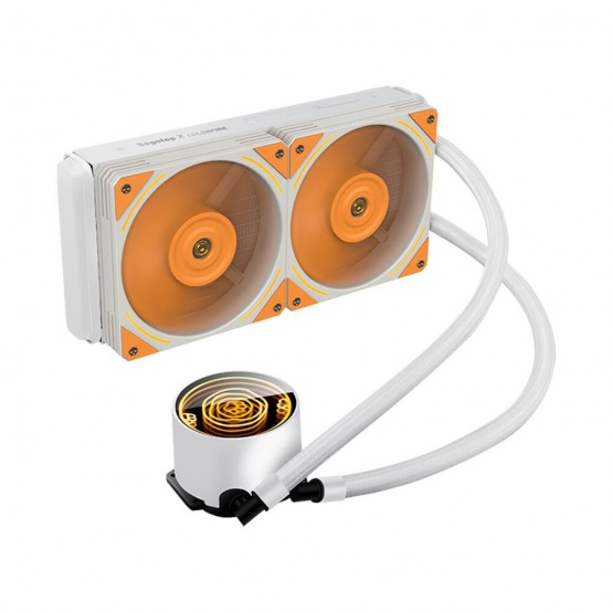 Cooler Segotep Beiced II 240 Meow Orange Orange aRGB BEICED-II-240-ARGB-MEOW-OR