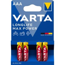 Baterie Varta Longlife Max Power AAA LR03 Blister 4 buc 04703 101 404