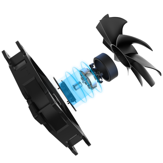 Ventilator PCCooler  DN120 3 IN 1