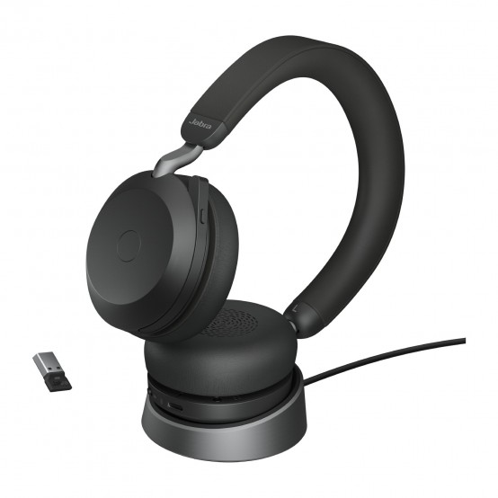 Casca Jabra Evolve2 75 Link380a UC Stereo Stand Black 27599-989-989