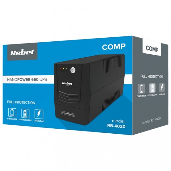 UPS Rebel Nanopower 650 RB-4020