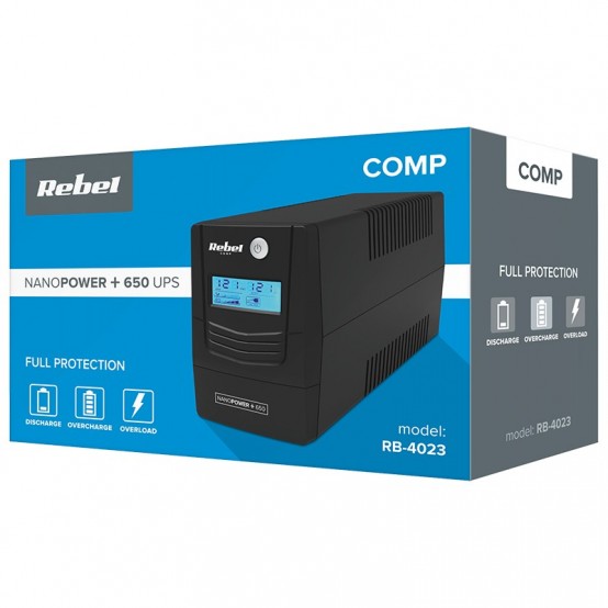 UPS Rebel Nanopower Plus 650 RB-4023