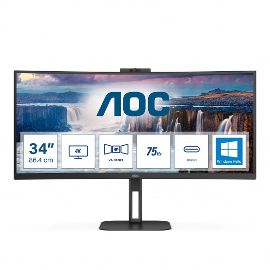 Monitor AOC  CU34V5CW/BK