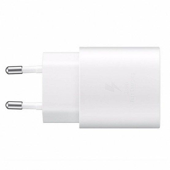 Alimentator Samsung Wall Charger - Type-C, Fast Charging, 25W, 3A - White (Bulk Packing) EP-TA800EWE