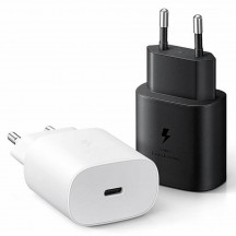 Alimentator Samsung Wall Charger - Type-C, Fast Charging, 25W, 3A - White (Bulk Packing) EP-TA800EWE