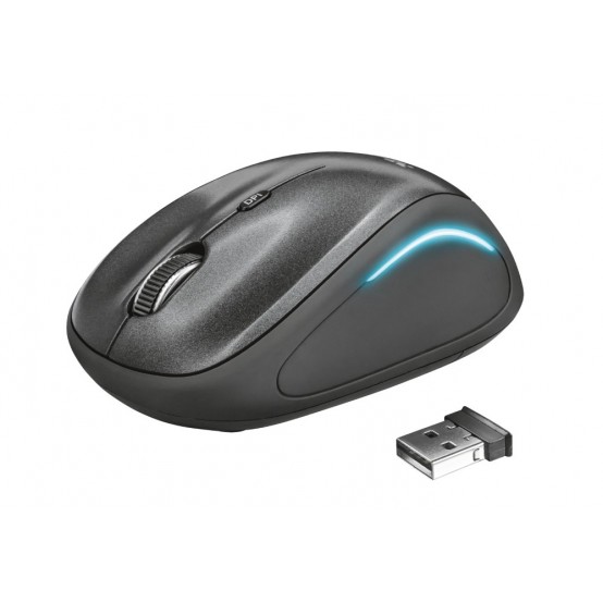 Mouse Trust Yvi FX Wireless Mouse - black 22333