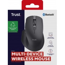 Mouse Trust Ozaa+ Multi-Device Wireless Mouse - Black 24820