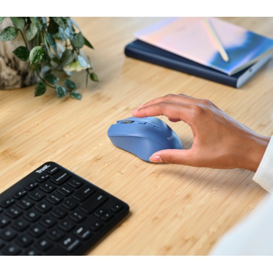 Mouse Trust Mydo Silent optical mouse - Blue 25041