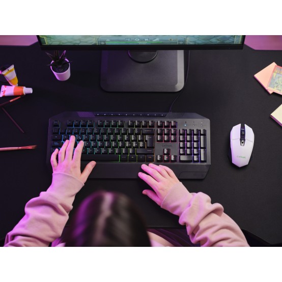 Mouse Trust GXT 110W Felox Wireless Gaming Mouse - white 25069