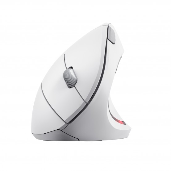Mouse Trust Verto Ergonomic Wireless Mouse - White 25132