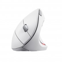 Mouse Trust Verto Ergonomic Wireless Mouse - White 25132