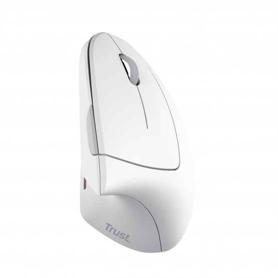 Mouse Trust Verto Ergonomic Wireless Mouse - White 25132