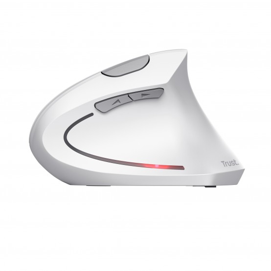 Mouse Trust Verto Ergonomic Wireless Mouse - White 25132