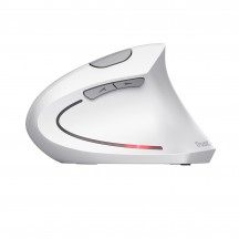 Mouse Trust Verto Ergonomic Wireless Mouse - White 25132