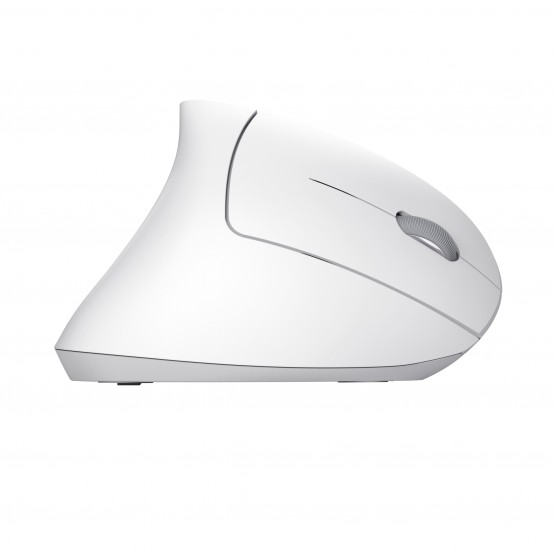 Mouse Trust Verto Ergonomic Wireless Mouse - White 25132