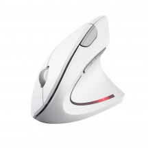 Mouse Trust Verto Ergonomic Wireless Mouse - White 25132