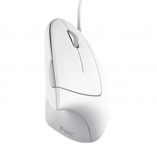 Mouse Trust Verto Ergonomic Mouse - White 25133