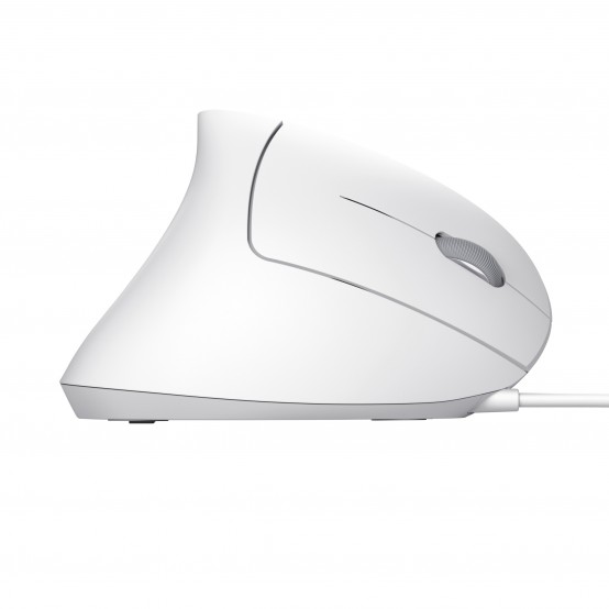 Mouse Trust Verto Ergonomic Mouse - White 25133