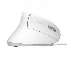 Mouse Trust Verto Ergonomic Mouse - White 25133