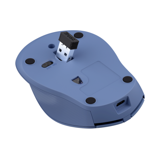 Mouse Trust Zaya Rechargeable Wireless Mouse - blue 25039