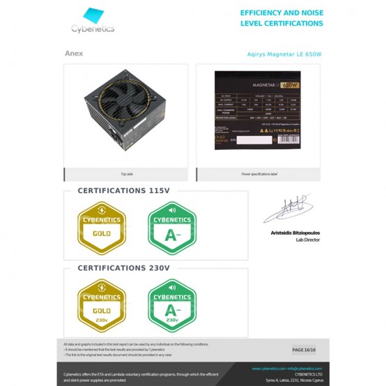 Sursa Aqirys Magnetar LE 650W AQRYS_MAGLE650W
