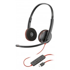 Casca HP Poly Blackwire C3220 USB-C Headset +Carry Case (Bulk) 80S07A6