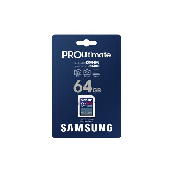 Card memorie Samsung PRO Ultimate SDXC UHS-I MB-SY64S/WW