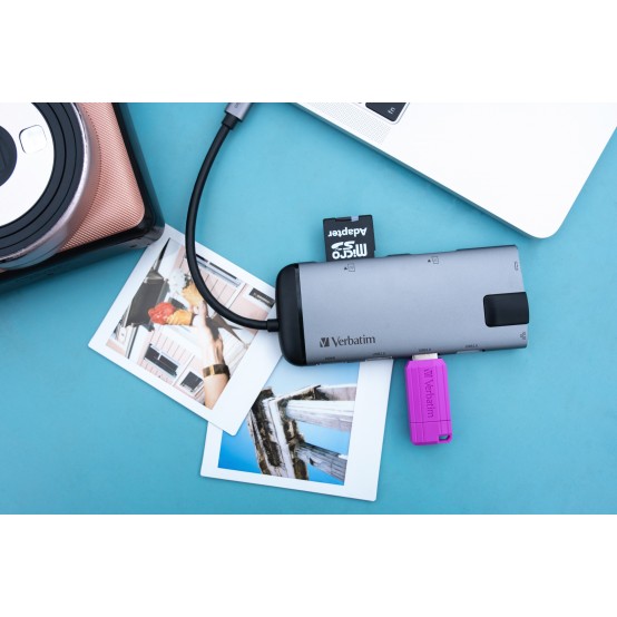 Card memorie Verbatim Pro U3 256GB Micro SDXC Card 47045