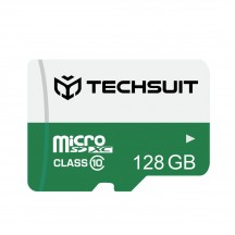 Card memorie Techsuit Memory Card - High Speed, SDXC, 128GB, Class 10, with Adapter - Black