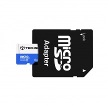 Card memorie Techsuit Memory Card - High Speed, SDXC, 64GB, Class 10, with Adapter - Black