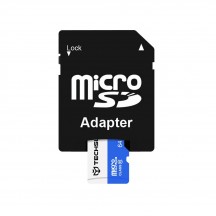 Card memorie Techsuit Memory Card - High Speed, SDXC, 64GB, Class 10, with Adapter - Black
