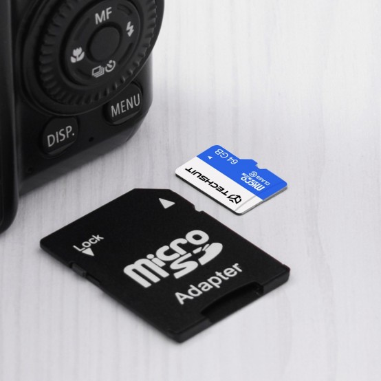 Card memorie Techsuit Memory Card - High Speed, SDXC, 64GB, Class 10, with Adapter - Black